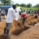 sierra.leone.ebola. Safe burial in Tonkolili district